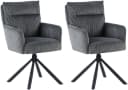 OTTO HOME Esszimmerstuhl Justin Dunkelgrau Metall Bild 1