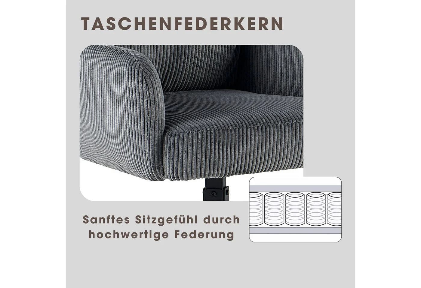 OTTO HOME Esszimmerstuhl Justin Dunkelgrau Metall - Bild 4