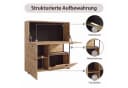byLIVING Sekretär FRAME Artisan Eiche/Schwarz mit Klappfunktion Bild 3