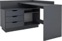 OTTO home Eckschreibtisch Bexley Grau mit Stauraum Bild 2