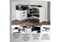 OTTO home Eckschreibtisch Bexley Grau mit Stauraum Bild 3