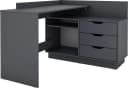 OTTO home Eckschreibtisch Bexley Grau mit Stauraum Bild 4