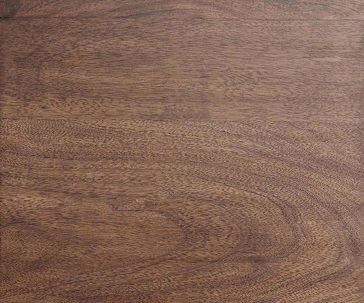 DELIFE Lowboard Stonegrace Akazie Braun Baumkante 4 Türen V-Fuß Schwarz - Bild 4
