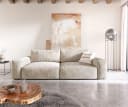 DELIFE Big-Sofa Lanzo XL Cord Beige Großzügiges Sofa Bild 1