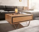 DELIFE Couchtisch Stonegrace Akazie Natur Steinfurnier Couchtisch Bild 2