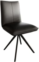 DELIFE Polsterstuhl Lelio-Flex Schwarz Echt-Leder Taschenfederkern Bild 2