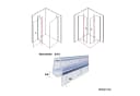 WITEN&NOCK Duschdichtung Transparent PVC Wasserabweiser Bild 3