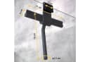 WITEN&NOCK Duschabzieher Wasserabzieher Schwarz Edelstahl-Griff Bild 5