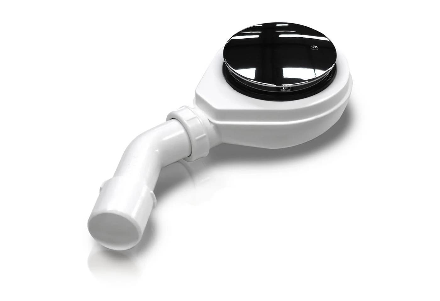 WITEN&NOCK Ablaufgarnitur Duschwanne Siphon Weiß Superflach - Bild 2