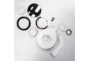 WITEN&NOCK Ablaufgarnitur Duschwanne Siphon Weiß Superflach Bild 5