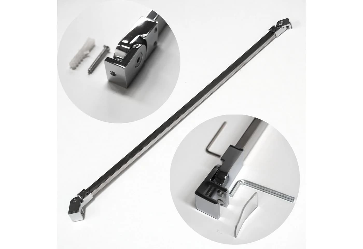 WITEN&NOCK Duschwand-Stabilisationsstange 70 cm - Bild 3
