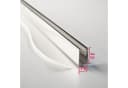WITEN&NOCK Duschwand-Wandanschlussprofil Aluminium Verchromt Hochglanz U-Form Bild 1