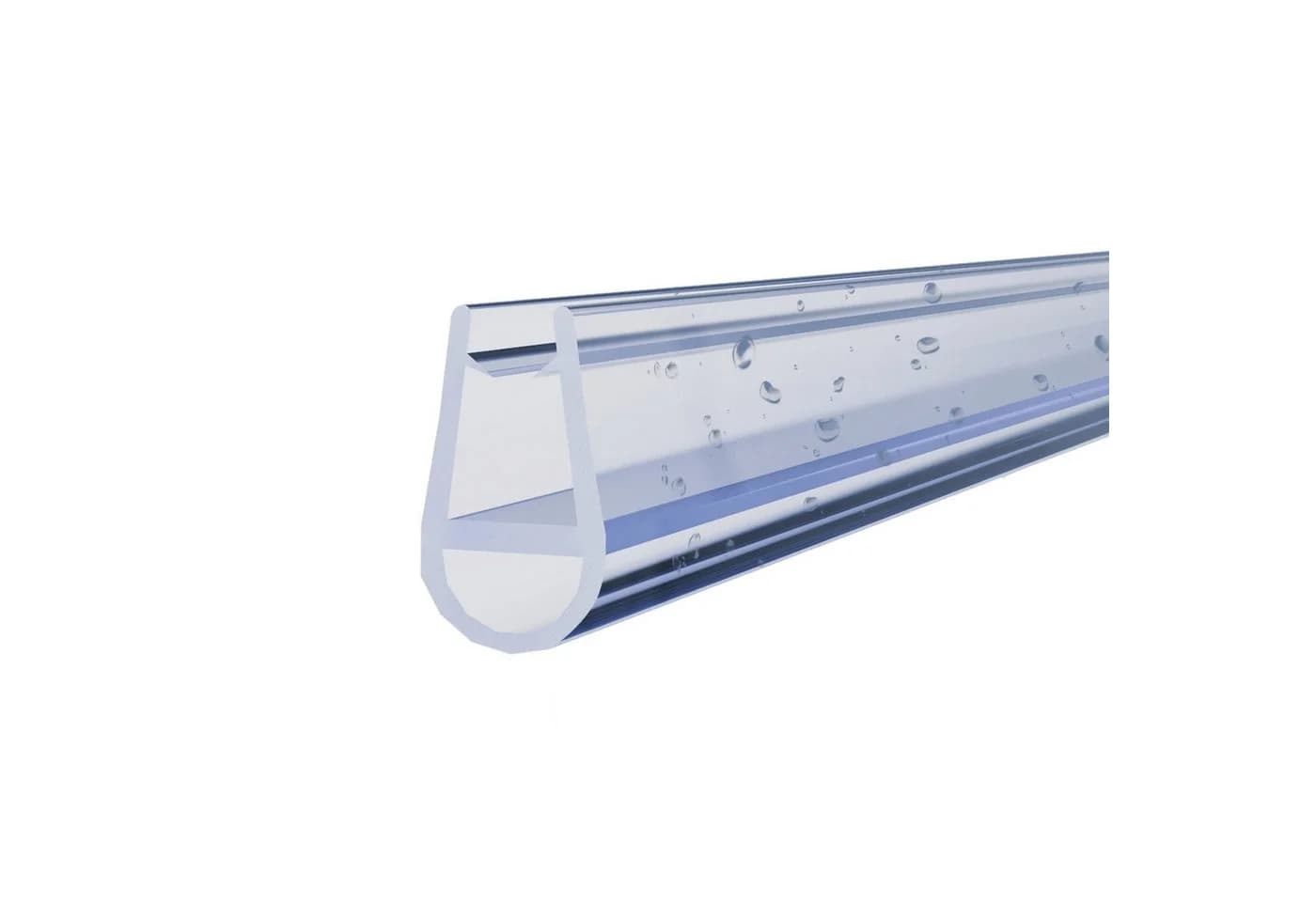 WITEN&NOCK Duschdichtung 5-6 mm transparent Ersatzdichtung Streifdichtung