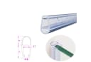 WITEN&NOCK Duschdichtung 5-6 mm transparent Ersatzdichtung Streifdichtung Bild 3