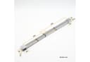 WITEN&NOCK Duschwand-Stabilisationsstange Edelstahl Chrom Bild 3
