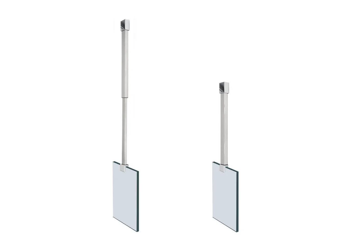 WITEN&NOCK Duschwand-Stabilisationsstange Edelstahl Chrom - Bild 4