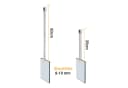 WITEN&NOCK Duschwand-Stabilisationsstange Edelstahl Chrom Bild 5