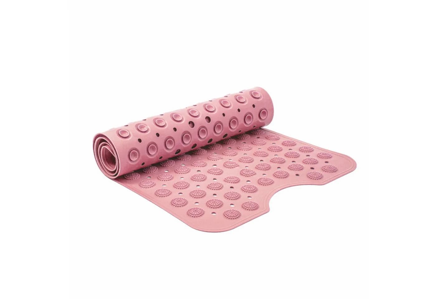WITEN&NOCK Duschmatte Badewanneneinlage Rosa Rutschfest - Bild 4