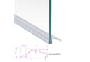 WITEN&NOCK Duschdichtung 2er Set Schiebetürdichtungen Wasserabweiser Dichtungsprofiler 5-6 mm Bild 1