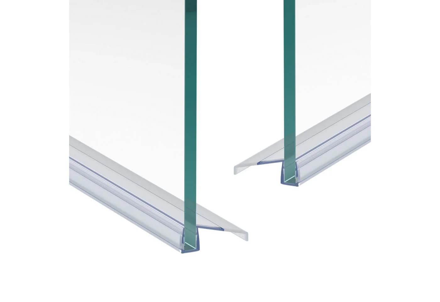 WITEN&NOCK Duschdichtung 2er Set Schiebetürdichtung transparent - Bild 2