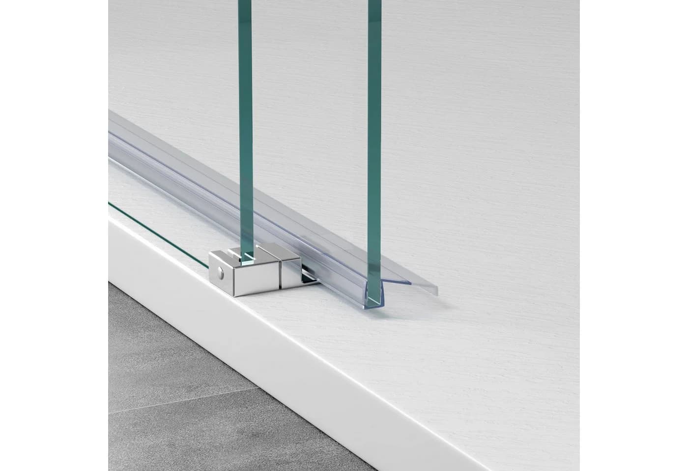 WITEN&NOCK Duschdichtung 2er Set Schiebetürdichtung transparent - Bild 4
