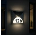 MeLiTec LED Außen-Wandleuchte Solar Hausnummer SH04 Bild 2