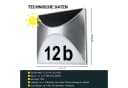 MeLiTec LED Außen-Wandleuchte Solar Hausnummer SH04 Bild 3
