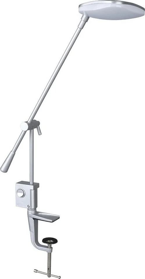 MeLiTec LED Schreibtischlampe T126 Chrom Klemmfuß