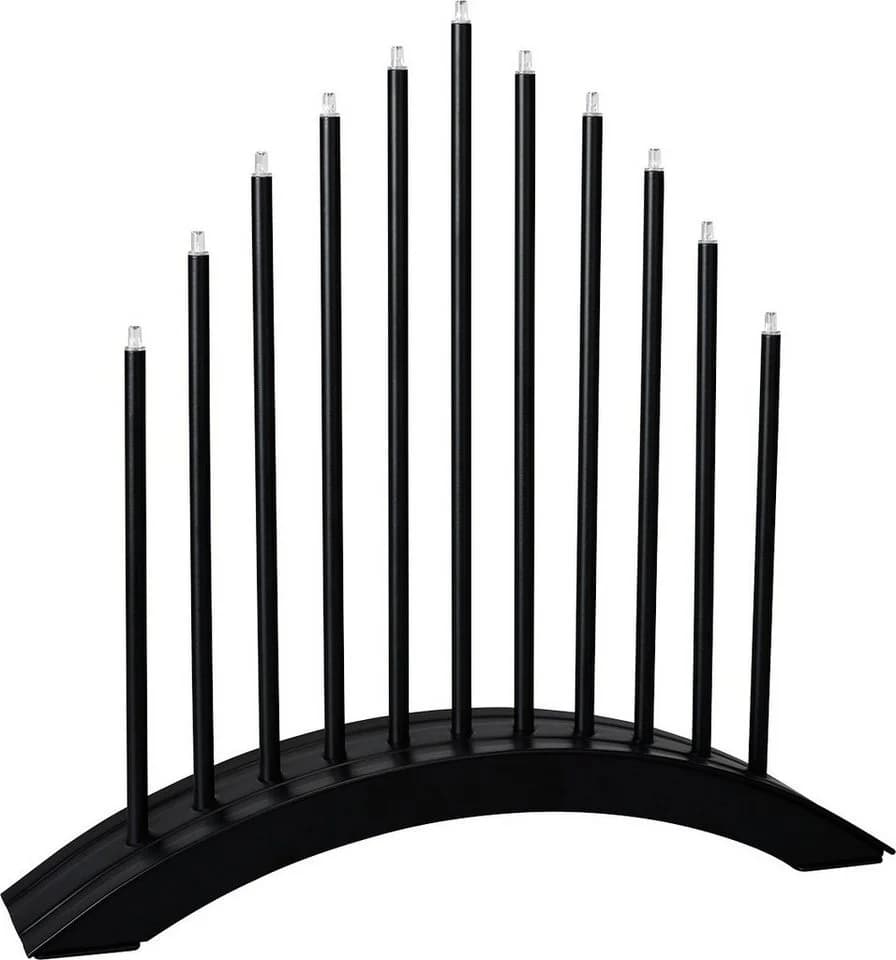 MeLiTec Fensterleuchter SL30-2 LED Schwibbogen Schwarz - Bild 3