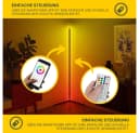 MeLiTec LED Stehlampe Smart Home RGBW "CoLiBri" Warmweiß Bild 5