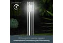MeLiTec LED Solarleuchte SO31 Edelstahl mit Bewegungsmelder Bild 1