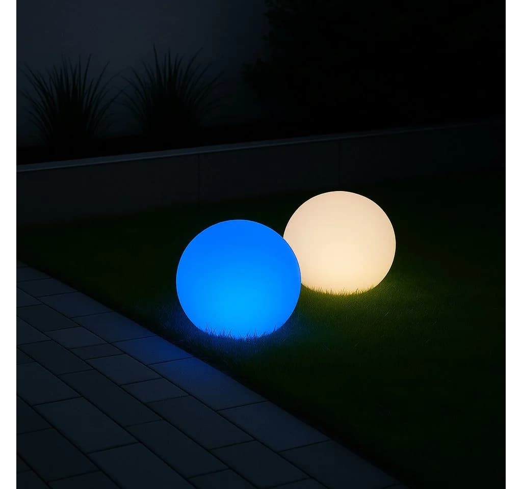 MeLiTec LED Solarleuchte LK14 mit Farbwechsel und Solarpanel