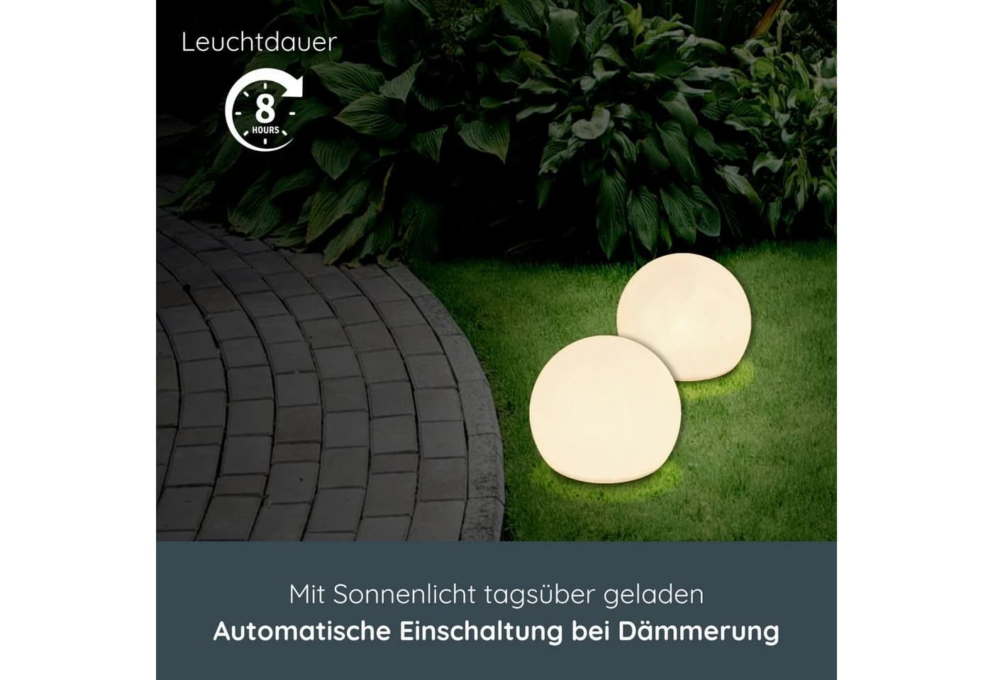 MeLiTec LED Solarleuchte LK14 mit Farbwechsel und Solarpanel - Bild 3