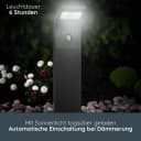 MeLiTec LED Solarleuchte SO44 Schwarz mit Bewegungsmelder Bild 3