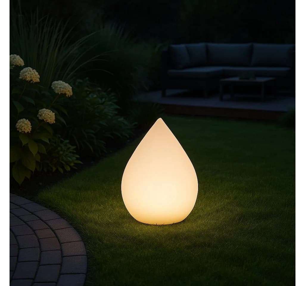 MeLiTec LED Solarleuchte LK07-4 Tropfen mit 7 Farben - Bild 2