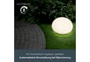 MeLiTec LED Solarleuchte Solar-Gartenleuchte LK02-6 Modell flache Kugel, LED-Solarlampe Outdoor, für Garten Balkon Terrasse, Farbwechsel Bild 1