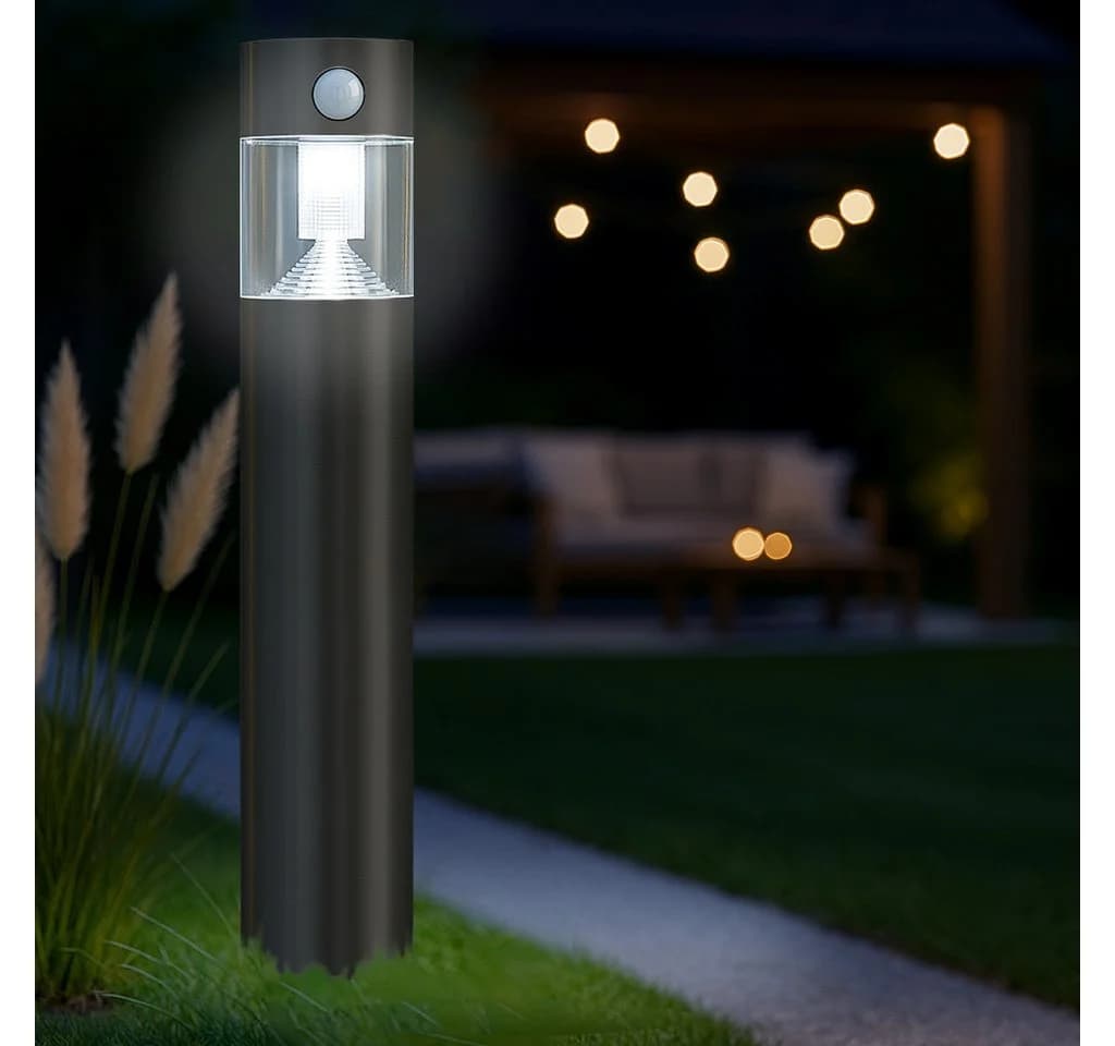 MeLiTec Solar-Gartenleuchte SO31 Edelstahl mit Bewegungsmelder - Bild 2