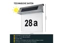 MeLiTec LED Solar-Hausnummer mit Dämmerungssensor und IP44 Schutz Bild 4