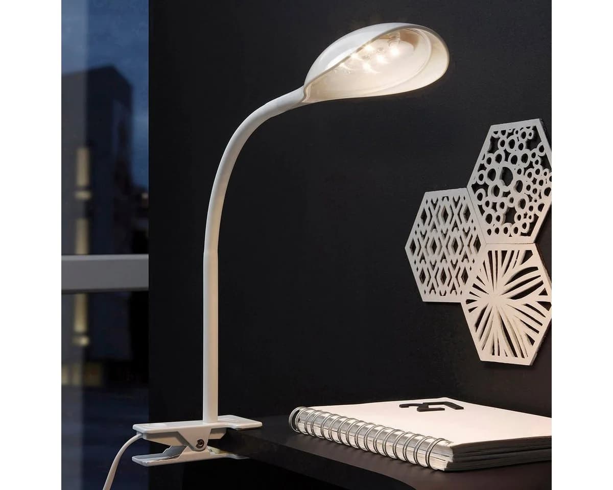 MeLiTec LED Klemmleuchte T114 Schreibtischlampe Warmweiß - Bild 2