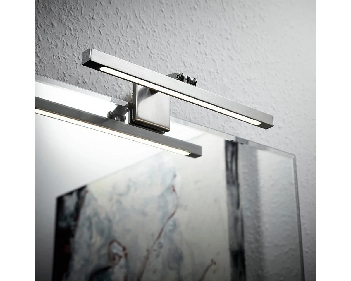 MeLiTec LED Spiegelleuchte WD13 Klemmleuchte Dimmbar Warmweiß