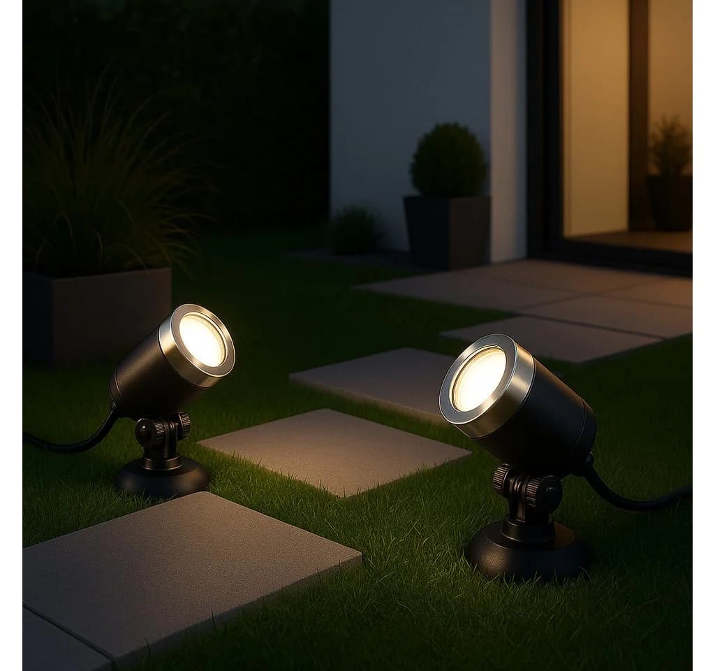 MeLiTec LED Gartenstrahler GL24 2er-Set RGB Dimmbar App-Steuerung - Bild 2