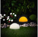 MeLiTec LED Solarleuchte 2er Set RGB Gartenleuchte Halbkugel Bild 2