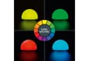 MeLiTec LED Solarleuchte 2er Set RGB Gartenleuchte Halbkugel Bild 3