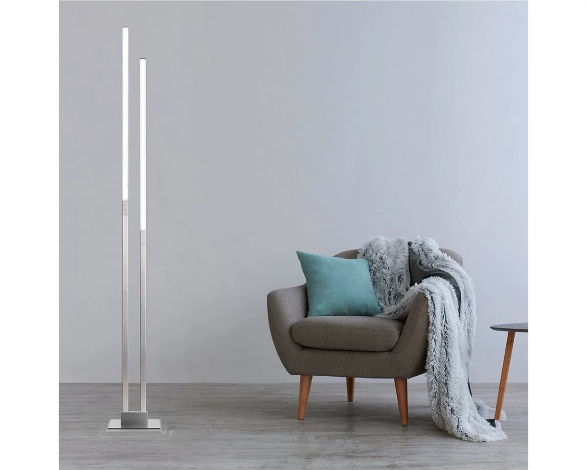 MeLiTec LED Stehlampe Smart Tower ST52 Nickel-Matt RGB CCT Smart Home - Bild 2