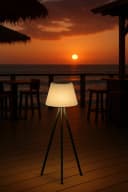 MeLiTec Solar-Gartenleuchte SO50 LED mit Fernbedienung Schwarz/Weiß Bild 2