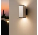 MeLiTec LED Wandleuchte 146 Edelstahl matt eckig Up & Down Bild 2
