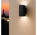 MeLiTec LED Wandleuchte 146-1 Schwarz Matt Edelstahl IP44 Bild 2