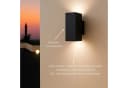 MeLiTec LED Wandleuchte 146-1 Schwarz Matt Edelstahl IP44 Bild 5