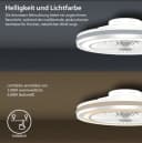 MeLiTec LED Deckenleuchte mit Ventilator DV06 Schwarz Dimmbar Bild 4