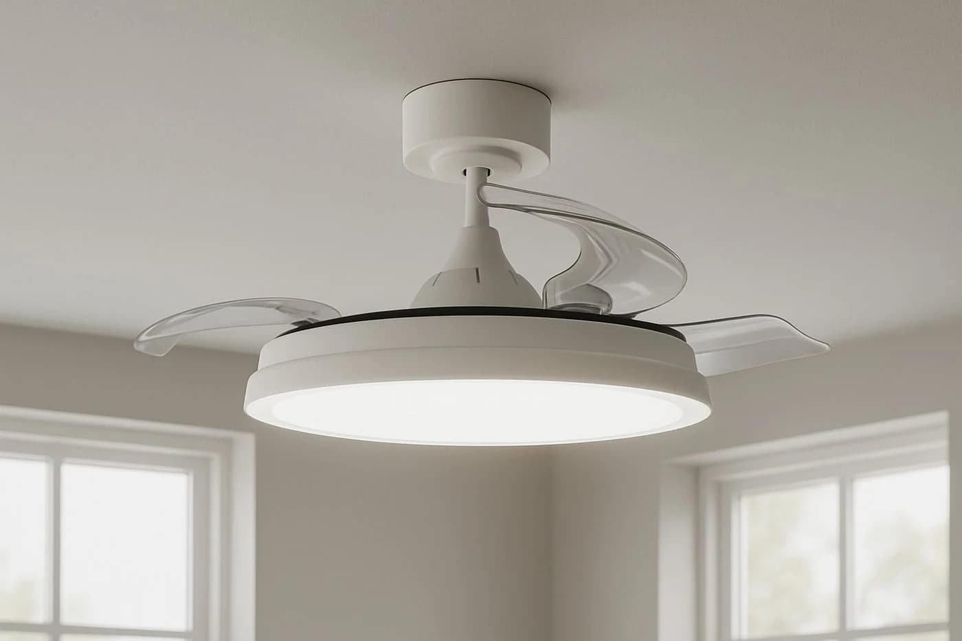 MeLiTec LED Deckenleuchte mit Ventilator DV07 Weiß RGB Dimmbar - Bild 2